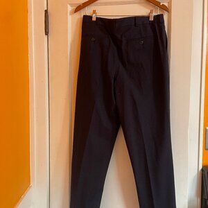 Lands End Year Rounder, Navy Merino, Waist 35, Inseam 33in, wear to wedding